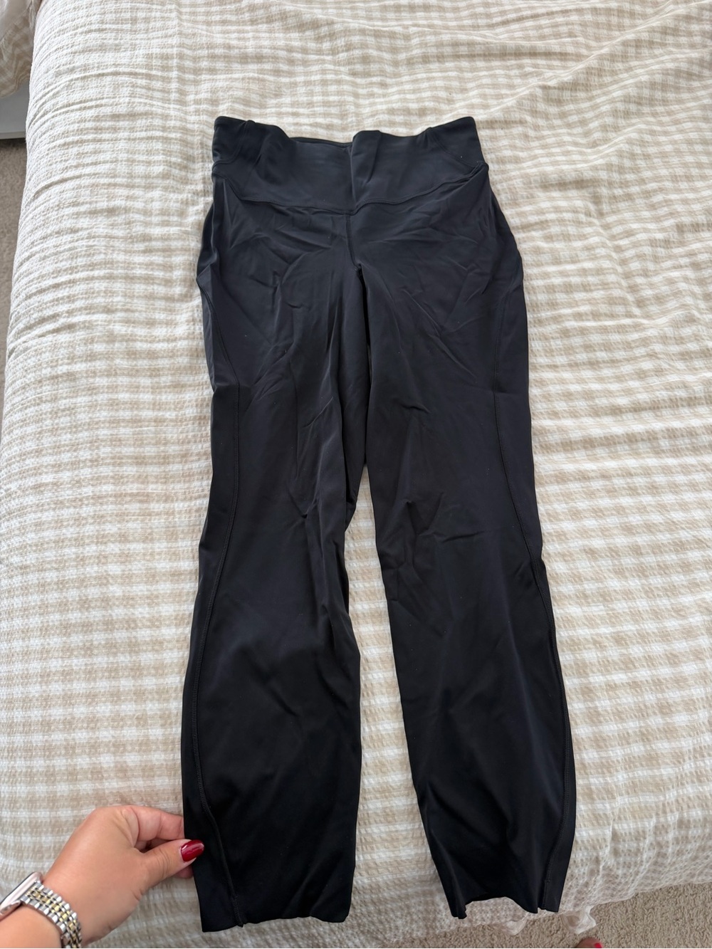 lululemon athletica Black High-Rise Track Pants